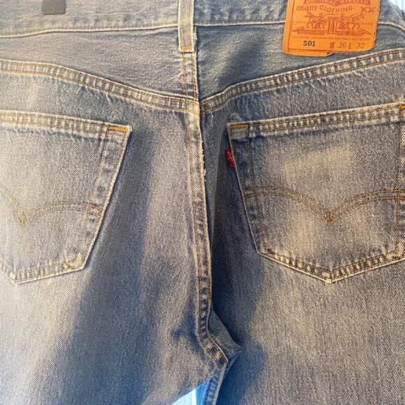 VINTAGE USA LEVIS 501 🔥 33/31 - Picture 3 of 16